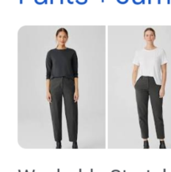 Eileen Fisher Olive Straight Leg Pants M - Picture 12 of 13